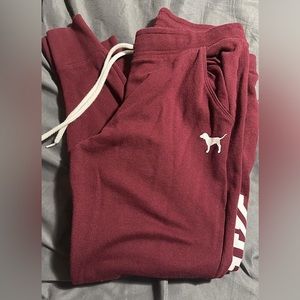Pink Victoria secret joggers